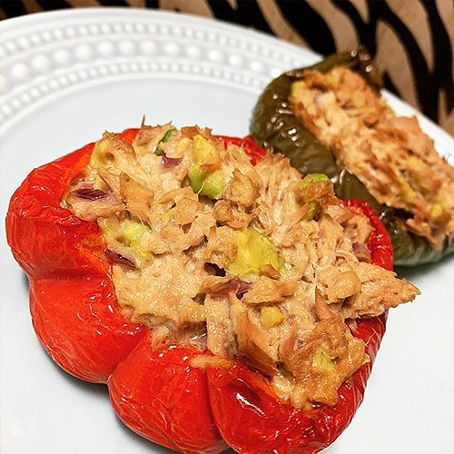 pimientos rellenos de atún